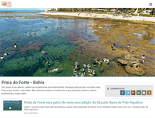 Tablet Screenshot of praiadoforte.org.br